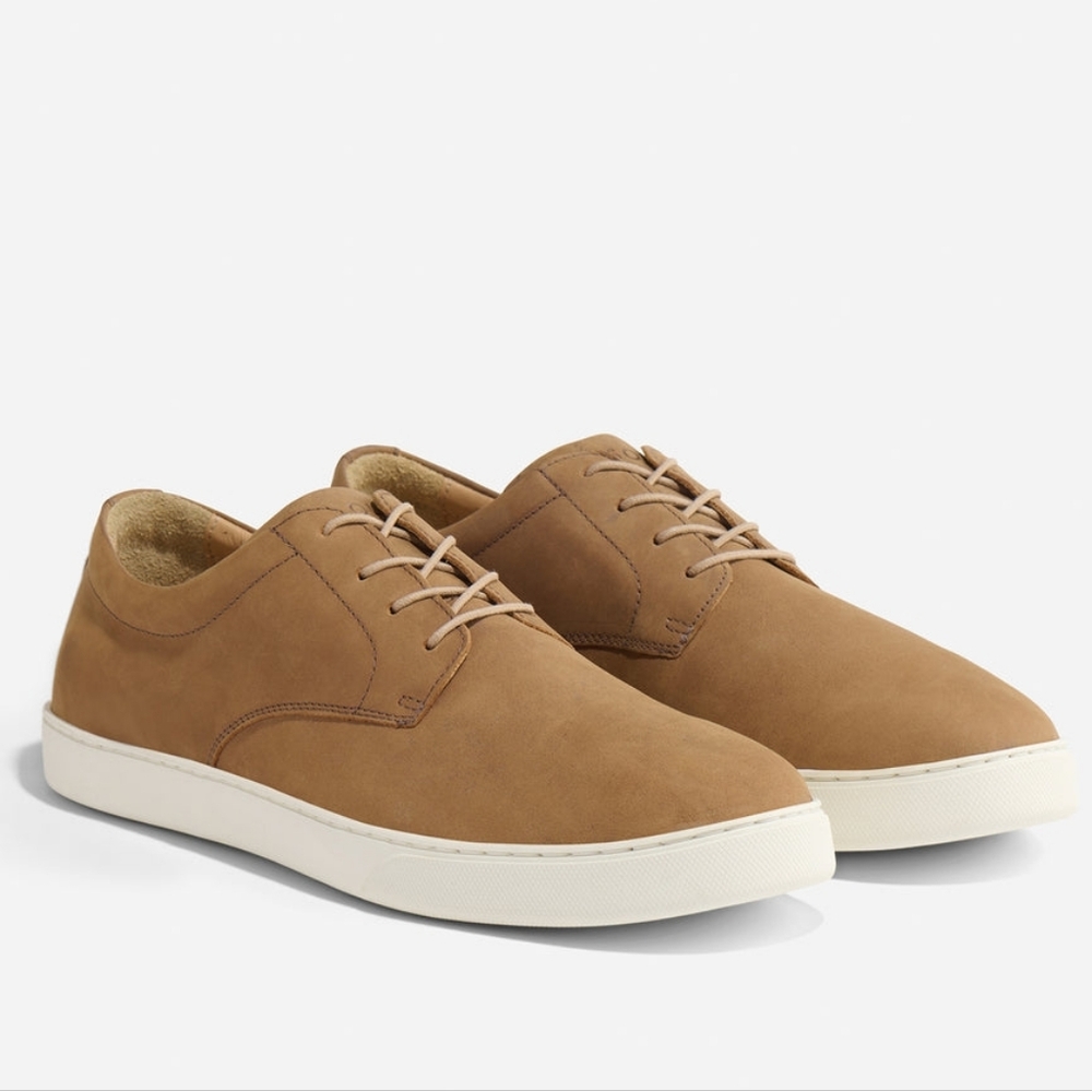 Nisolo Men’s Tan Leather Diego Sneakers